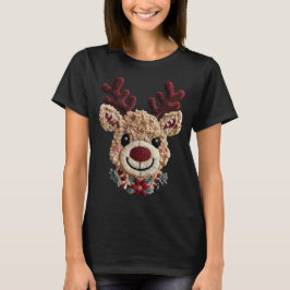 Vakantiepret - Rode Neus Rendier Nepgaren T-shirt