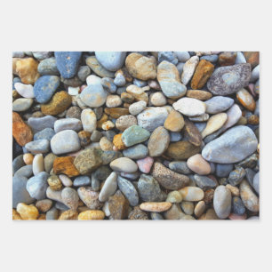 Vakantieprift Stone Rock Inpakpapier Vel