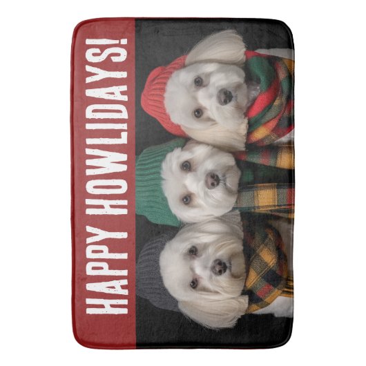 Vakantiepups Badmat (Voorkant Verticaal)