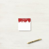 Vakantieradvertentie Post-it® Notes (Op bureau)