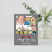 Vakantierbanner Vakantiedenkaart Briefkaart (Staand voorkant)