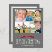 Vakantierbanner Vakantiedenkaart Briefkaart (Voorkant / Achterkant)