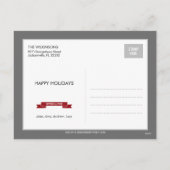 Vakantierbanner Vakantiedenkaart Briefkaart (Achterkant)