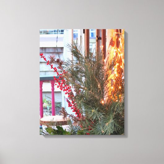 Vakantierbeien en lammeren - Martha's wijngaard Canvas Afdruk (Voorkant)