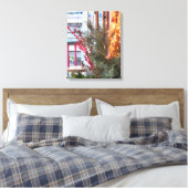 Vakantierbeien en lammeren - Martha's wijngaard Canvas Afdruk (Insitu (Slaapkamer))