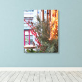 Vakantierbeien en lammeren - Martha's wijngaard Canvas Afdruk (Insitu (Houten vloer))