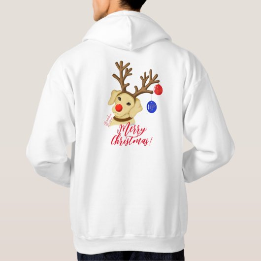 Vakantiereinde gele lab Sweat Shirt (Achterkant)