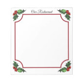 Vakantierestaurant Notitieblok (Voorkant)