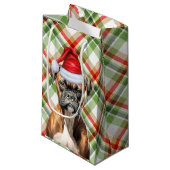 Vakantierfeestdag en feestdag kerstmis klein cadeauzakje (Voorkant Gekanteld)