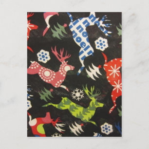 Vakantierrendierziekte Feestdagenkaart