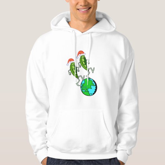 Vakantierwten op aarde hoodie (Voorkant)