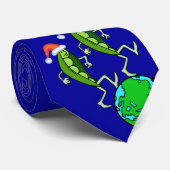 Vakantierwten op aarde stropdas (Opgerold)