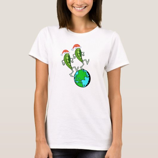 Vakantierwten op aarde t-shirt (Voorkant)