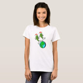 Vakantierwten op aarde t-shirt (Voorkant volledig)