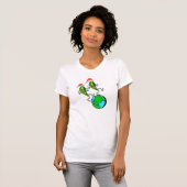 Vakantierwten op aarde t-shirt (Voorkant volledig)