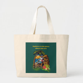 Vakanties Grote Tote Bag