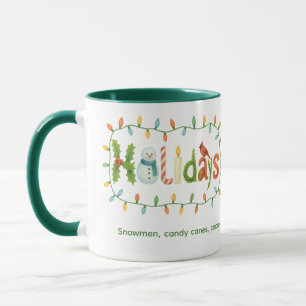 Vakanties ontworpen Kerstmis Mok