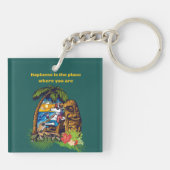 Vakanties Sleutelhanger (Achterkant)