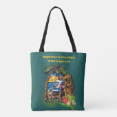 Vakanties Tote Bag (Achterkant)