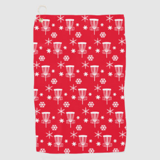 Vakantieschijf-handdoek - Rood en wit Golfhanddoek