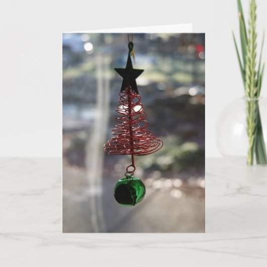 vakantieschijn feestdagen kaart (Voorkant)