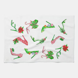 Vakantieschoen keukenhanddoek