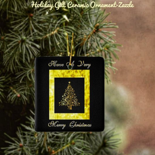 Vakantieschuld Keramisch Ornament