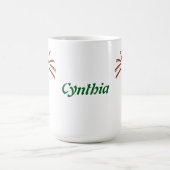 Vakantieseizoen Artistic Candy Cane Koffiemok (Center)