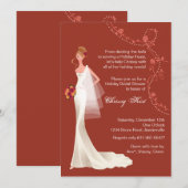 Vakantieseizoen - Bridal Shower Uitnodiging (Voorkant / Achterkant)