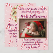 Vakantieseizoen genderneutraal nieuwkomer aankondiging (Voorkant / Achterkant)