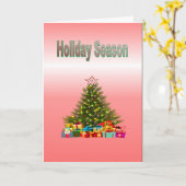 Vakantieseizoen Kaart (Gele Bloem)