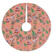 Vakantieseizoen Kerstboom Rok (Voorkant)