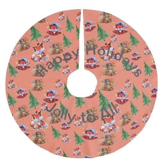 Vakantieseizoen Kerstboom Rok (Voorkant)