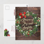 Vakantieseizoen met Briefkaart van grote groeten (Voorkant / Achterkant)