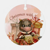 Vakantieseizoen Metalen Ornament (Voorkant)