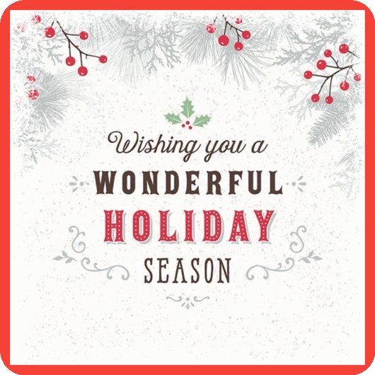 Vakantieseizoen Vierkante Sticker