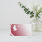 Vakantieseizoen Visitekaartje (Staand voorkant)