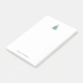 Vakantieskerstboom op feestdag - speciaal aangepas post-it® notes (Schuin)