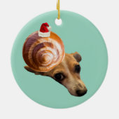 Vakantieslak Keramisch Ornament (Achterkant)