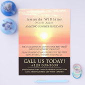 Vakantiesondag, reisagent Adverteren brochure (Enkel)