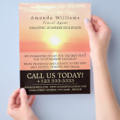 Vakantiesondag, reisagent Adverteren brochure (Hand)