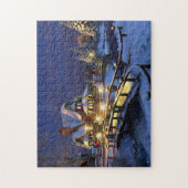Vakantiespel Puzzel Winter Scène Legpuzzel (Verticaal)