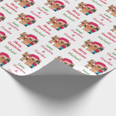 Vakantiesspeelgoed Aangepaste Kinderen Cadeaupapier (Hoek)