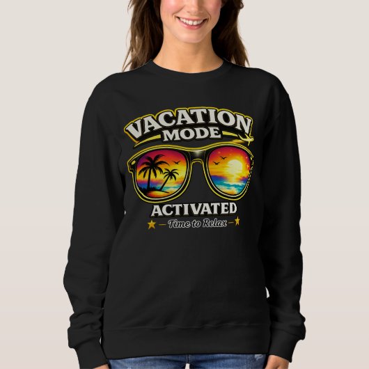 Vakantiestand Geactiveerd Reis Outfit Trui (Voorkant)