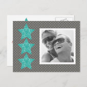 Vakantiestars Foto Briefkaart {zilver} (Voorkant / Achterkant)