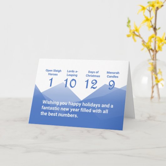 Vakantiestatistieken Kaart (Gele Bloem)