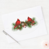 Vakantiestickers Ovale Sticker (Envelop)