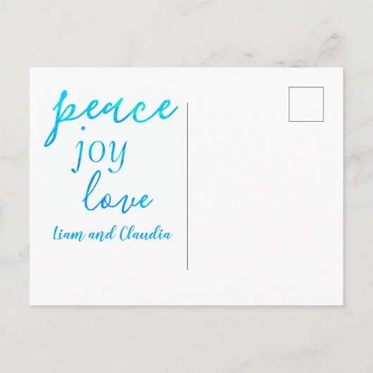 Vakantiestische Briefkaart (Achterkant)