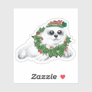 Vakantiestische sluiting Paspoortspleet Sticker