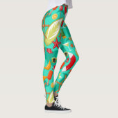 vakantiestranspatroon leggings (Rechts)